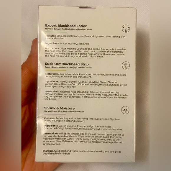 Lephoqua Blackhead Removing Nose Pack Set - Picture 2 of 4